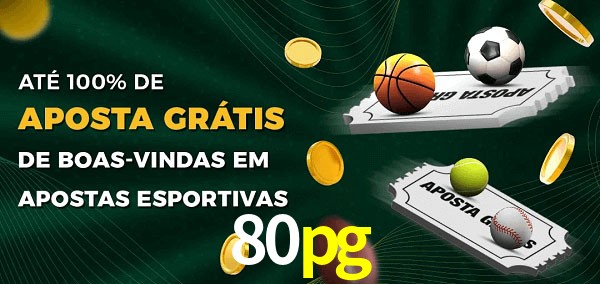 80pg Ate 100% de Aposta Gratis